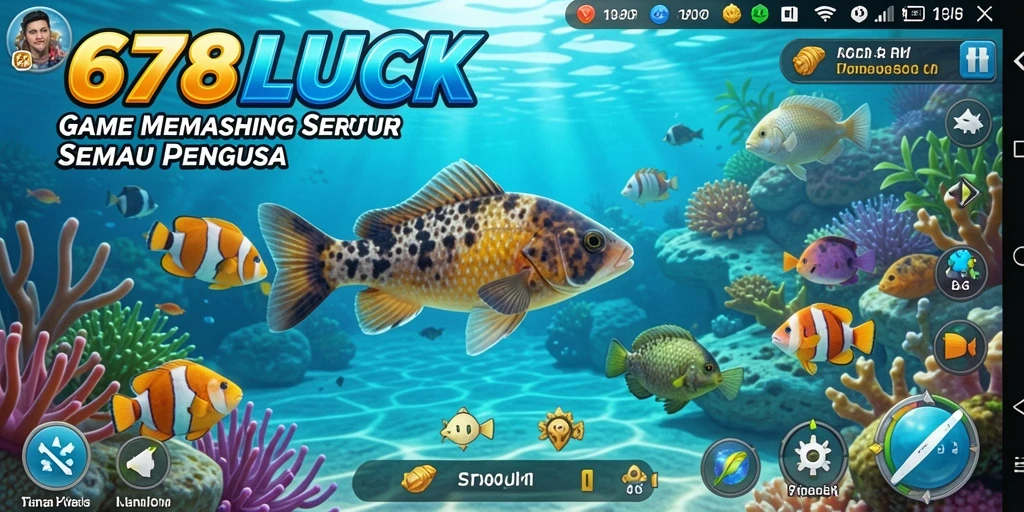Tangkapan ikan besar dalam gameplay 678LUCK yang menegangkan.