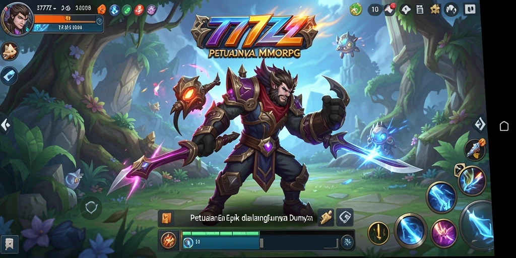 Tangkapan layar gameplay 777ZX menampilkan aksi seru dan pertarungan epik.