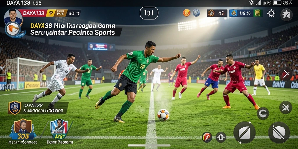 Tampilan gameplay menarik dari DAYA138 dengan aksi olahraga seru.