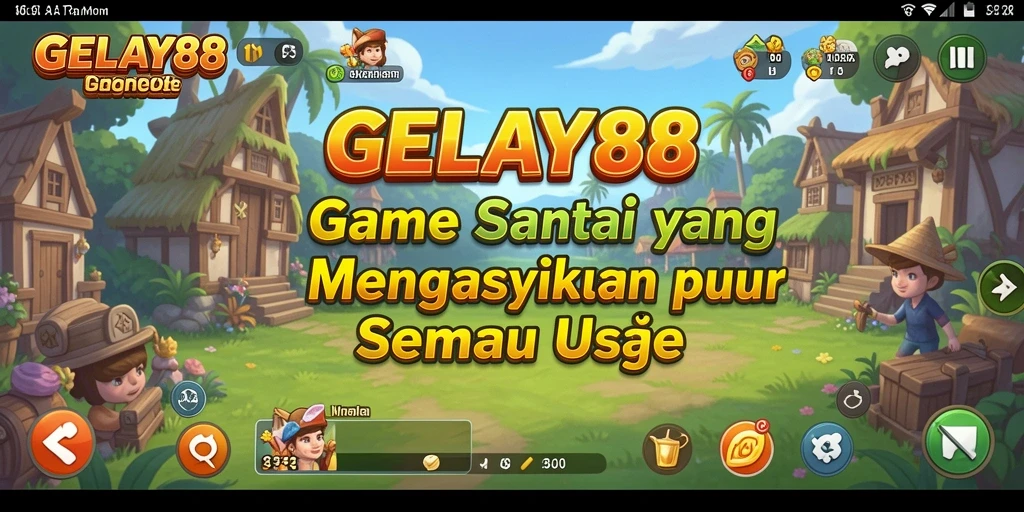 Tampilan gameplay GELAY88 yang penuh warna dan menarik.