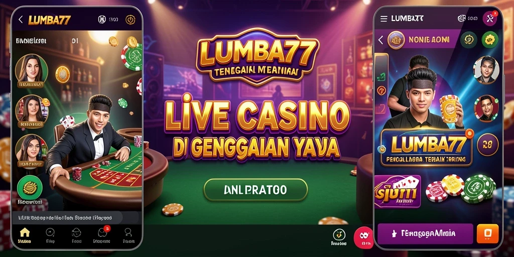 Tampilan gameplay Live Casino yang menarik dan interaktif.