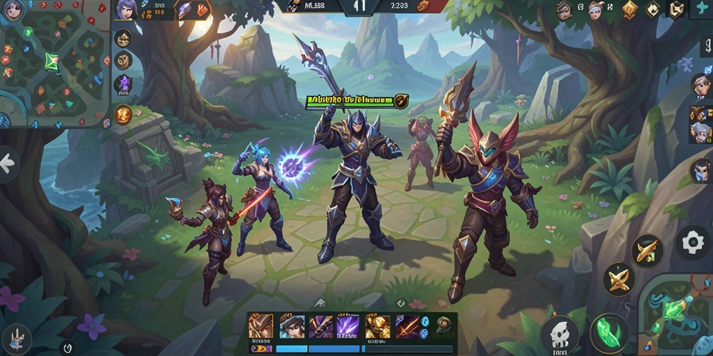 Tampilan gameplay <strong>MLBB8</strong> yang menakjubkan di dunia terbuka.