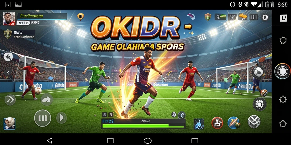 Tampilan gameplay menarik dan menegangkan dari OKIDR.