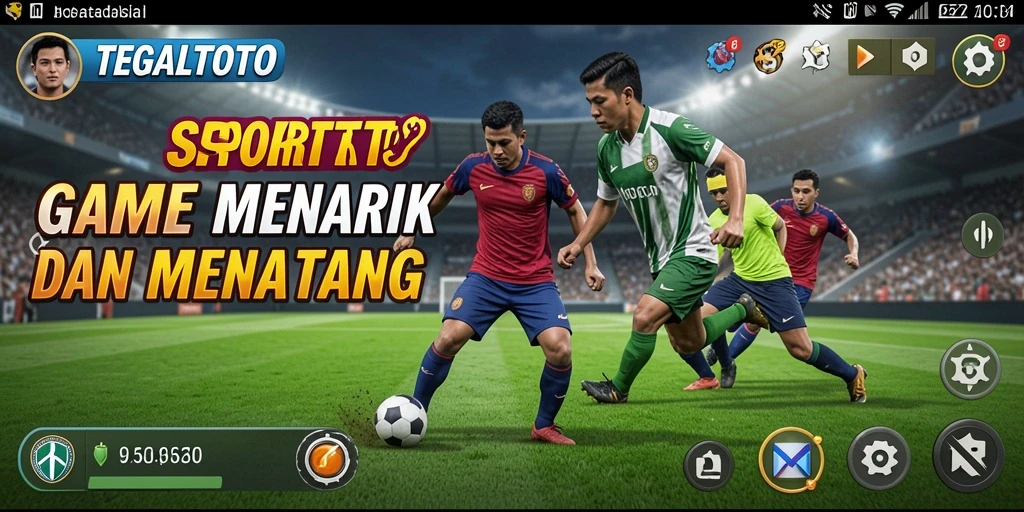 Screenshot gameplay TEGALTOTO yang menampilkan aksi olahraga seru.